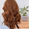 Volumateur capillaire en cheveux naturels roux, Sunset, 43 cm