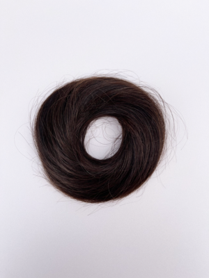 Hairbun châtain clair