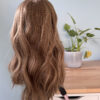 Volumateur capillaire en cheveux naturels blonds clairs cendrés pour alopécie androgénétique, chute de cheveux, cheveux fins et clairsemés. Solution chute de cheveux.
