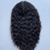 Volumateur capillaire bouclé en cheveux naturels chatains foncés. Idéal pour chute de cheveux. Solution chute de cheveux.