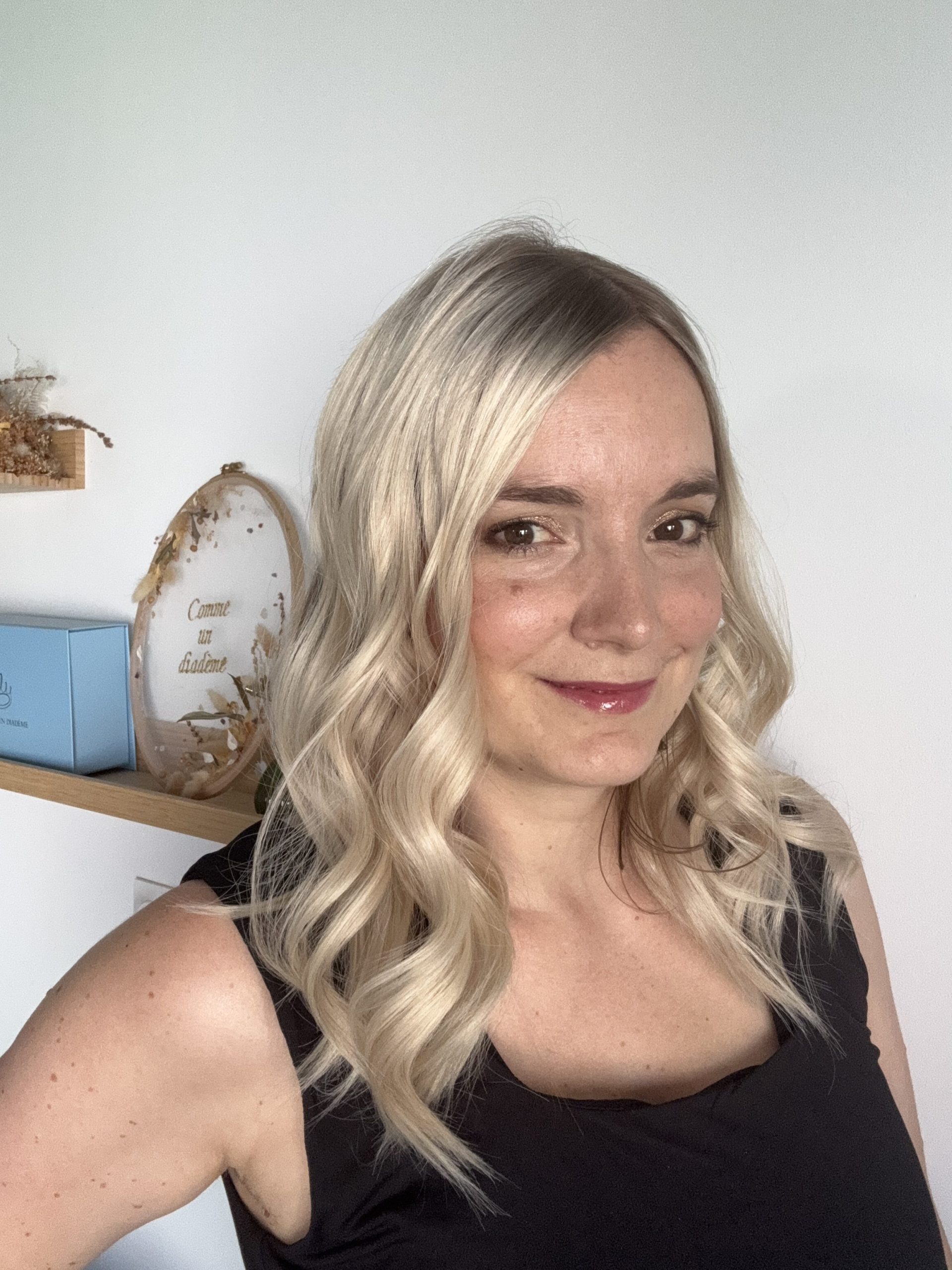 Haartopper van natuurlijke blonde polaire haren voor androgenetische alopecia, haaruitval, dunner wordende hoofdhuid.