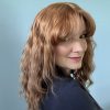 Volumateur capillaire blond foncé doré en cheveux brésiliens naturels. Solution pour chute de cheveux.