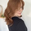 Perruque rousse en cheveux naturels pour alopécie, perte de cheveux, cheveux fins et clairsemés.