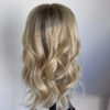 Volumateur capillaire blond polaire en lace Elodie