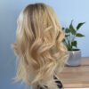 Volumateur capillaire blond polaire en lace Elodie