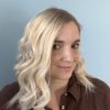 Volumateur capillaire blond polaire en lace Elodie
