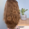 Volumateur capillaire en cheveux naturels européens ondulés pour alopécie ou chute de cheveux et perte de densité.