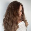 Volumateur capillaire en cheveux naturels européens ondulés pour alopécie ou chute de cheveux et perte de densité.