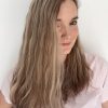 Volumateur capillaire en cheveux brésiliens légèrement ondulés, pour alopécie androgénétique, manque de densité, cheveux fins ou clairsemés.
