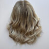Perruque en lace blond polaire cendrée, idéale pour alopécie avancée, pelade ou alopécie totale.
