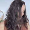 Volumateur capillaire en cheveux naturels ondulés Meghan 46 cm