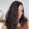 Volumateur capillaire en cheveux naturels ondulés Meghan 46 cm