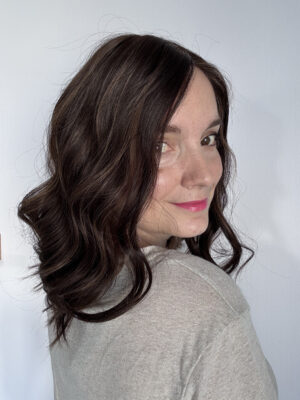 Sofia hair topper hair made from Brazilian hair