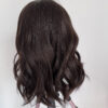 Perruque lace wig en cheveux naturels châtain foncé. Idéale pour alopécie totale, alopécie androgénétique, chute de cheveux ou simplement changement de style capillaire.