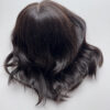 Perruque lace wig en cheveux naturels châtain foncé. Idéale pour alopécie totale, alopécie androgénétique, chute de cheveux ou simplement changement de style capillaire.
