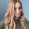Volumateur capillaire blond beige légèrement ombré pour alopécie androgénétique ou cheveux fins.