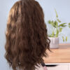 Volumateur capillaire chatain clair cendré en cheveux brésiliens naturels