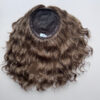 Volumateur capillaire chatain clair en cheveux brésiliens naturels. Solution pour chute de cheveux.