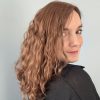 Volumateur capillaire chatain clair en cheveux brésiliens naturels. Solution pour chute de cheveux.