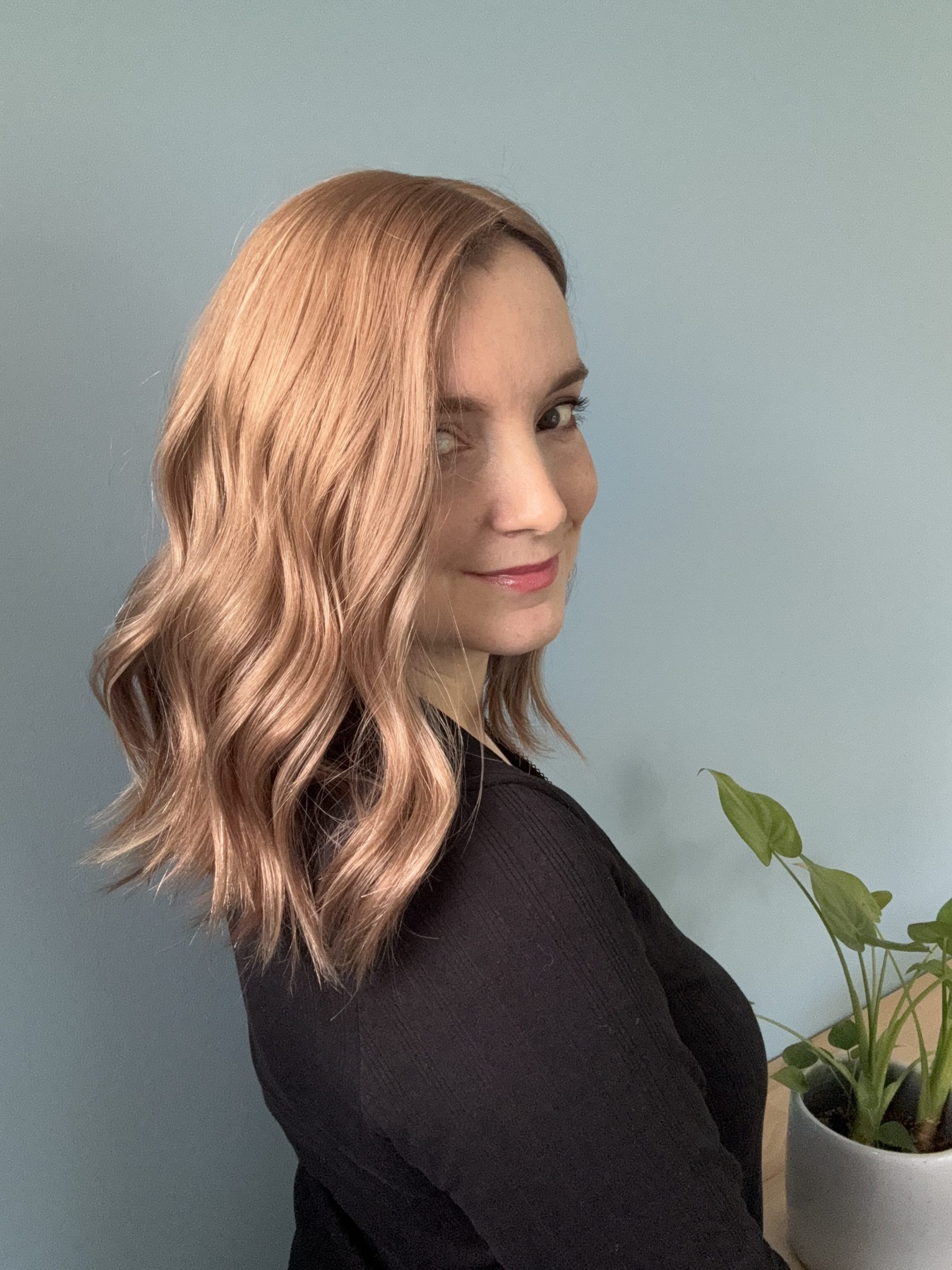 Topper de cabello de cabello natural rubio ceniza claro para caída de cabello, cabello fino y escaso y alopecia. Solución para alopecia.