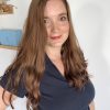 Volumateur capillaire blond foncé doré en cheveux brésiliens naturels. Solution pour chute de cheveux.