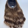 Volumateur capillaire blond foncé doré en cheveux brésiliens naturels. Solution pour chute de cheveux.