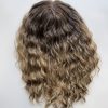 Volumateur capillaire en cheveux naturels brésiliens bouclés pour alopécie androgénétique, cheveux fins et clairsemés.