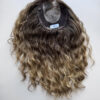 Volumateur capillaire en cheveux naturels brésiliens bouclés pour alopécie androgénétique, cheveux fins et clairsemés.