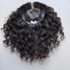 Volumateur capillaire en cheveux naturels chatain foncés pour alopécie, chute de cheveux. Solution cheveux clairsemés.