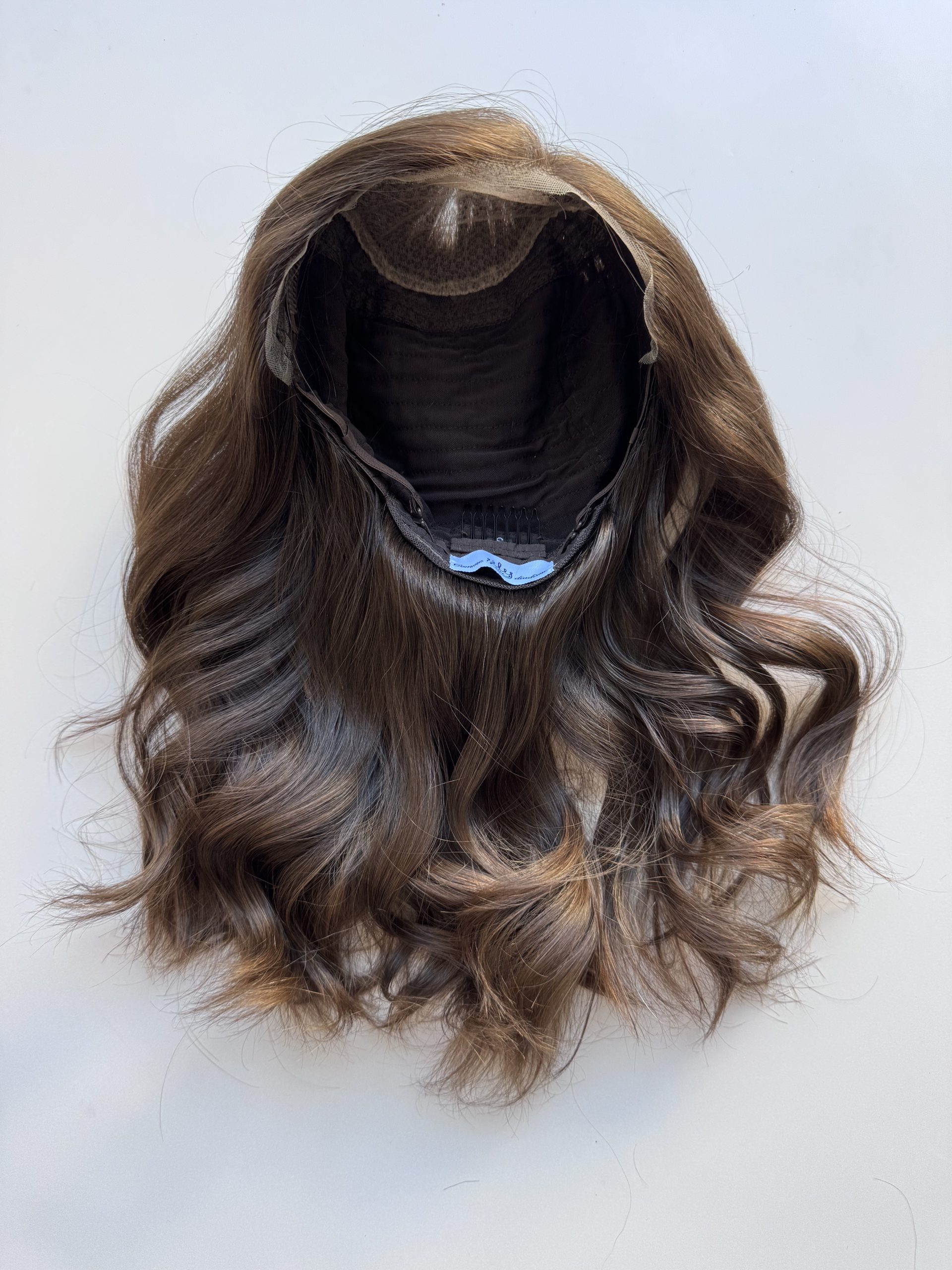 Perucas em cabelo natural eslavo para queda de cabelo, perda de densidade, alopécia androgénica.