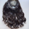Volumateur capillaire chatain foncé en cheveux naturels brésiliens. Solution chute de cheveux, perte de cheveux, cheveux fins ou clairsemés.