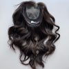Volumateur capillaire Katie chatain foncé pour alopécie, cheveux fins et clairsemés. Solution perte de cheveux.