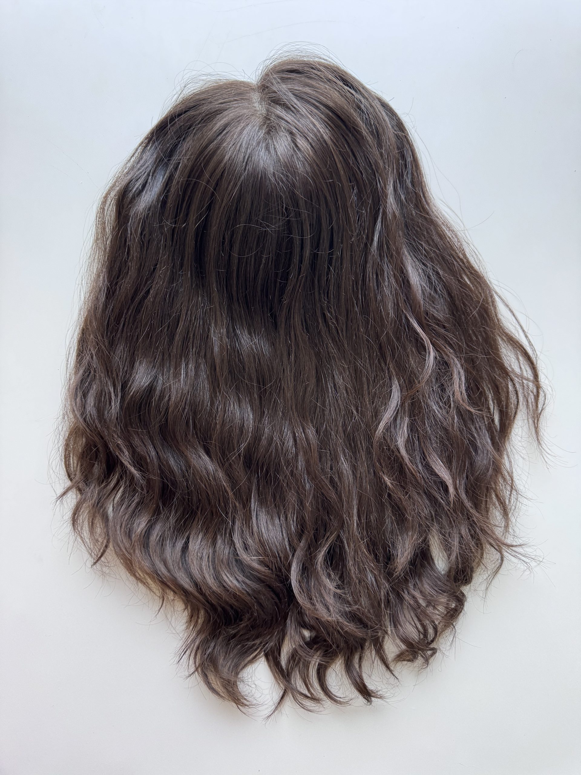 Volumateur capillaire Kate en cheveux européens slaves - Légèrement ondulé - 20 x 20 - 46 cm - Afbeelding 5