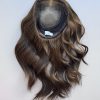 Volumateur châtain clair pour alopécie androgénétique, chute de cheveux ou cheveux fins et clairsemés. Solution chute de cheveux.