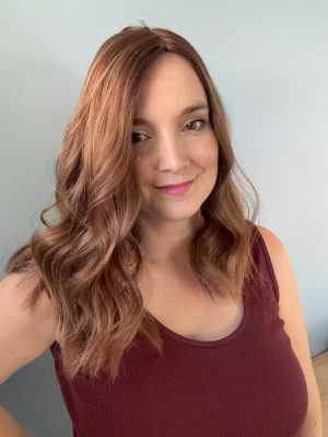 Volumateur capillaire blond doré pour alopécie androgénétique, cheveux fins et clairsemés. Solution chute de cheveux.