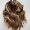 Volumateur capillaire blond doré pour alopécie androgénétique, cheveux fins et clairsemés. Solution chute de cheveux.