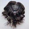 Volumateur capillaire Katie chatain foncé pour alopécie, cheveux fins et clairsemés. Solution perte de cheveux.